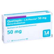 QUETIAPIN-1A Pharma 50 mg Retardtabletten 10 St