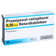 PRAMIPEXOL-ratiopharm 0,26 mg Retardtabletten 30 St