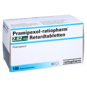 PRAMIPEXOL-ratiopharm 2,62 mg Retardtabletten 100 St