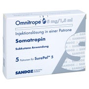 OMNITROPE 5 mg/1,5 ml Injektionslösung f.SurePal 5 St