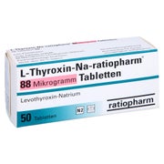 L-THYROXIN-Na-ratiopharm 88 Mikrogramm Tabletten 50 St