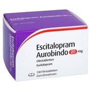 ESCITALOPRAM Aurobindo 20 mg Filmtabletten 100 St