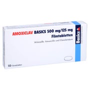 AMOXICLAV BASICS 500 mg/125 mg Filmtabletten 10 St