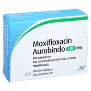 MOXIFLOXACIN Aurobindo 400 mg Filmtabletten 10 St