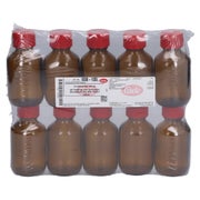 Veralflasche Braun 100 ml m.Gießring u.V 10 St
