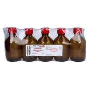Veralflasche Braun 200 ml m.Gießring u.V 5 St