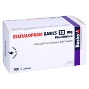 Escitalopram Basics 20 mg Filmtabletten 100 St
