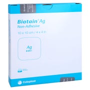 Biatain Ag Schaumverband 10x10 cm nicht 5 St