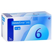 Novofine 6 Kanülen 0,25x6 mm 31 G 100 St