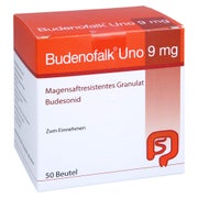 BUDENOFALK Uno 9 mg magensaftresistentes Granulat 50 St