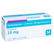ESCITALOPRAM-1A Pharma 15 mg Filmtabletten 100 St