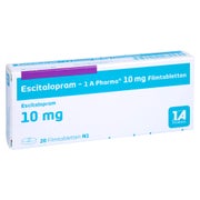 ESCITALOPRAM-1A Pharma 10 mg Filmtabletten 20 St