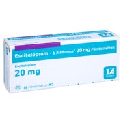 ESCITALOPRAM-1A Pharma 20 mg Filmtabletten 50 St