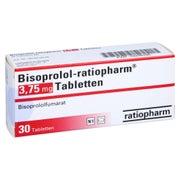Bisoprolol-ratiopharm 3,75 mg Tabletten 30 St