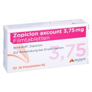 Zopiclon Axcount 3,75 mg Filmtabletten 20 St