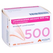LEVETIRACETAM axcount 500 mg Filmtabletten 100 St