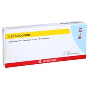 ESCITALOPRAM Glenmark 10 mg Filmtabletten 20 St