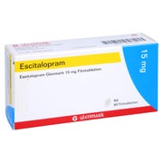 ESCITALOPRAM Glenmark 15 mg Filmtabletten 50 St