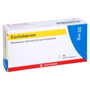 ESCITALOPRAM Glenmark 20 mg Filmtabletten 50 St