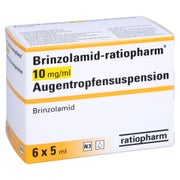 BRINZOLAMID-ratiopharm 10 mg/ml Augentropfensusp. 6X5 ml