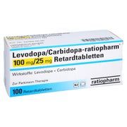 LEVODOPA/Carbidopa-ratiopharm 100 mg/25 mg Ret.-T. 100 St