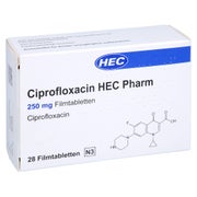 CIPROFLOXACIN HEC Pharm 250 mg Filmtabletten 28 St