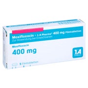 MOXIFLOXACIN-1A Pharma 400 mg Filmtabletten 5 St