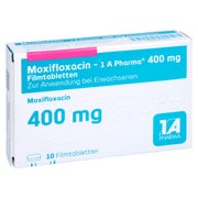 MOXIFLOXACIN-1A Pharma 400 mg Filmtabletten 10 St