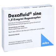 DEXAFLUID sine 1,315 mg/ml Augentr.i.Einzeldosisb. 10X0,4 ml