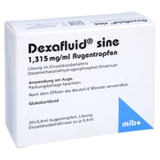 DEXAFLUID sine 1,315 mg/ml Augentr.i.Einzeldosisb. 20X0,4 ml