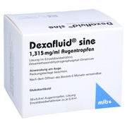 DEXAFLUID sine 1,315 mg/ml Augentr.i.Einzeldosisb. 50X0,4 ml
