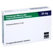 PANTOPRAZOL Micro Labs 20 mg magensaftr.Tabletten 15 St