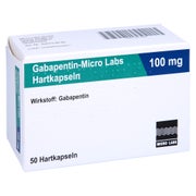 GABAPENTIN Micro Labs 100 mg Hartkapseln 50 St