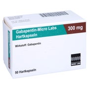 GABAPENTIN Micro Labs 300 mg Hartkapseln 50 St