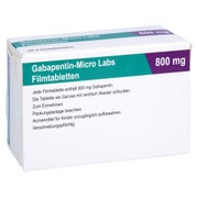 GABAPENTIN Micro Labs 800 mg Filmtabletten 50 St