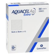 Aquacel Ag Extra 5x5 cm Kompressen 10 St