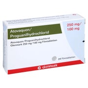 ATOVAQUON/Proguanil-HCl Glenmark 250mg/100mg FTA 24 St