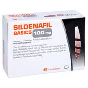 Produktabbildung: Sildenafil Basics 100 mg Filmtabletten 48 St