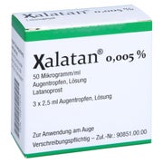 Xalatan 0,005% Augentropfen 3X2,5 ml