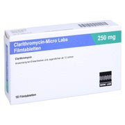 CLARITHROMYCIN Micro Labs 250 mg Filmtabletten 10 St