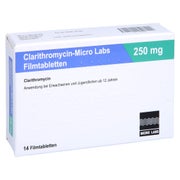CLARITHROMYCIN Micro Labs 250 mg Filmtabletten 14 St