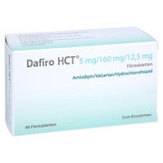 DAFIRO HCT 5 mg/160 mg/12,5 mg Filmtabletten 98 St