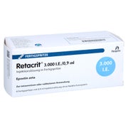 RETACRIT 3.000 I.E./0,9 ml Inj.-L.i.e.Fertigspr. 6 St