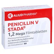 PENICILLIN V STADA 1,2 Mega Filmtabletten ALIUD 20 St