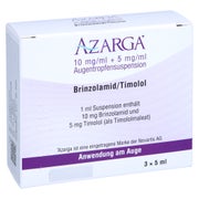 AZARGA 10 mg/ml + 5 mg/ml Augentropfensuspension 3X5 ml