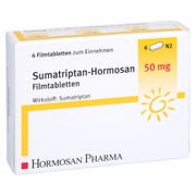 SUMATRIPTAN Hormosan 50 mg Filmtabletten 6 St
