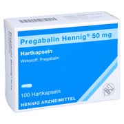 Pregabalin Hennig 50 mg Hartkapseln 100 St
