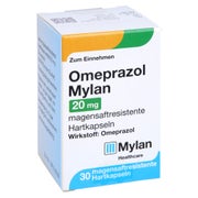 OMEPRAZOL Mylan 20 mg magensaftresist.Hartkapseln 30 St