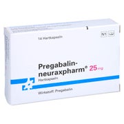 PREGABALIN-neuraxpharm 25 mg Hartkapseln 14 St