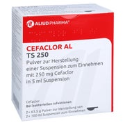CEFACLOR AL TS 250 P.z.H.e.Susp.z.Einn.250 mg/5 ml 2X100 ml